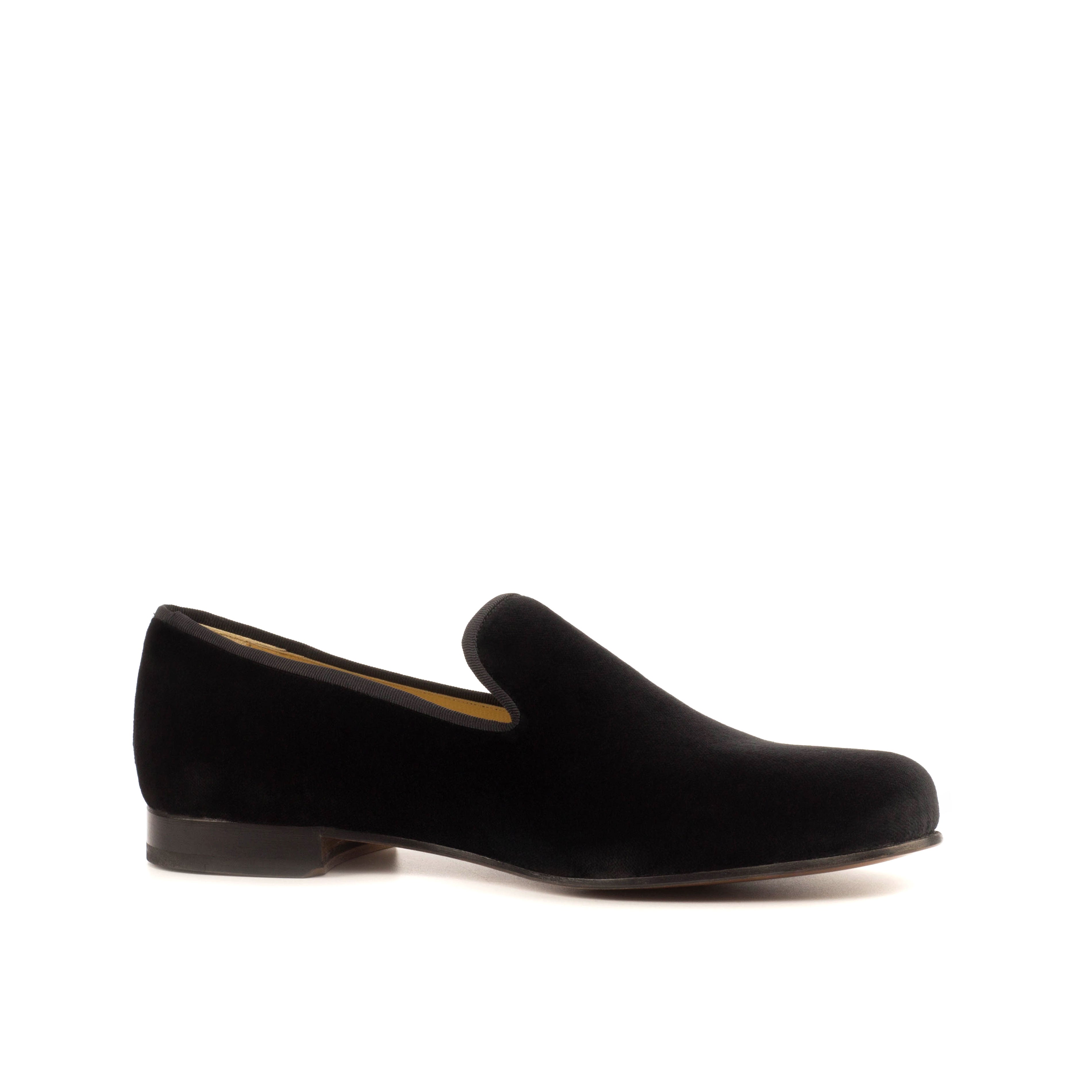 Black Velvet Slippers Wellington