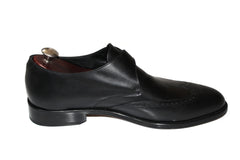 Smythe & Digby Men's Handmade Leather Monk Strap Wingtip Dress Shoes