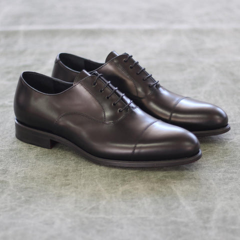 Goodyear Welted Calf Leather Round Toe Oxford