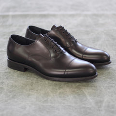 Goodyear Welted Calf Leather Round Toe Oxford