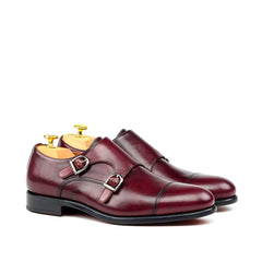 Goodyear Welted Calf Leather Double Monk Strap